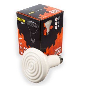 Keramisk varmepre til varmelampe / grisevarmer - PowerHeat - 250 Watt