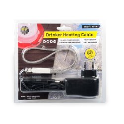 Varmekabel til vandtrug - 5 Watt - 40 cm.