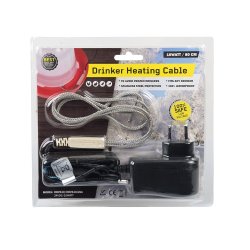 Varmekabel til vandtrug - 10 Watt - 80 cm.