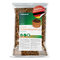 Soldaterfluelarver - 1000 gram
