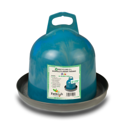 Plastikvander 3 liter - Dobbelt cylinger - Genbrugsplast