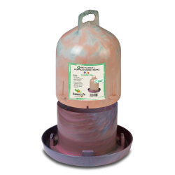 Plastikvander 6 liter - Dobbelt cylinger - Genbrugsplast