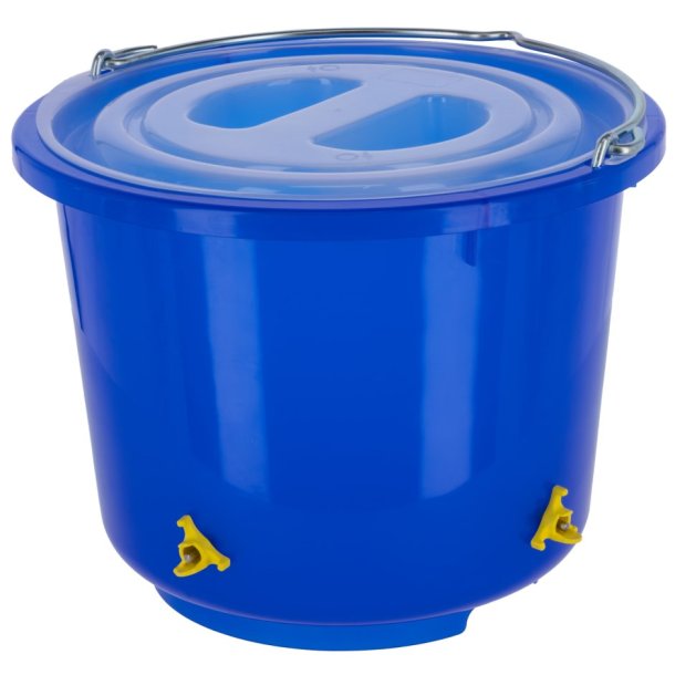 Drikkespand m. 4 nipler - 12 L. - "Kalle"