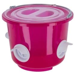 Foderspand med 4 spisehuller - 10 kg. - "Kalle"