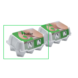 ggebakker - 6 stks. m/lg (134 bakker)