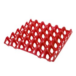 �ggebakke i plast til 30 �g - R�d