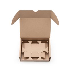 ggekasse i pap / Pap ggekasse/ bakke til 6 g