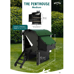 H�nsehus - Nestera Penthouse Medium - 5-8 h�ns