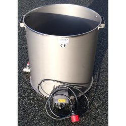 Skoldekar - 150L - Rustfri stl